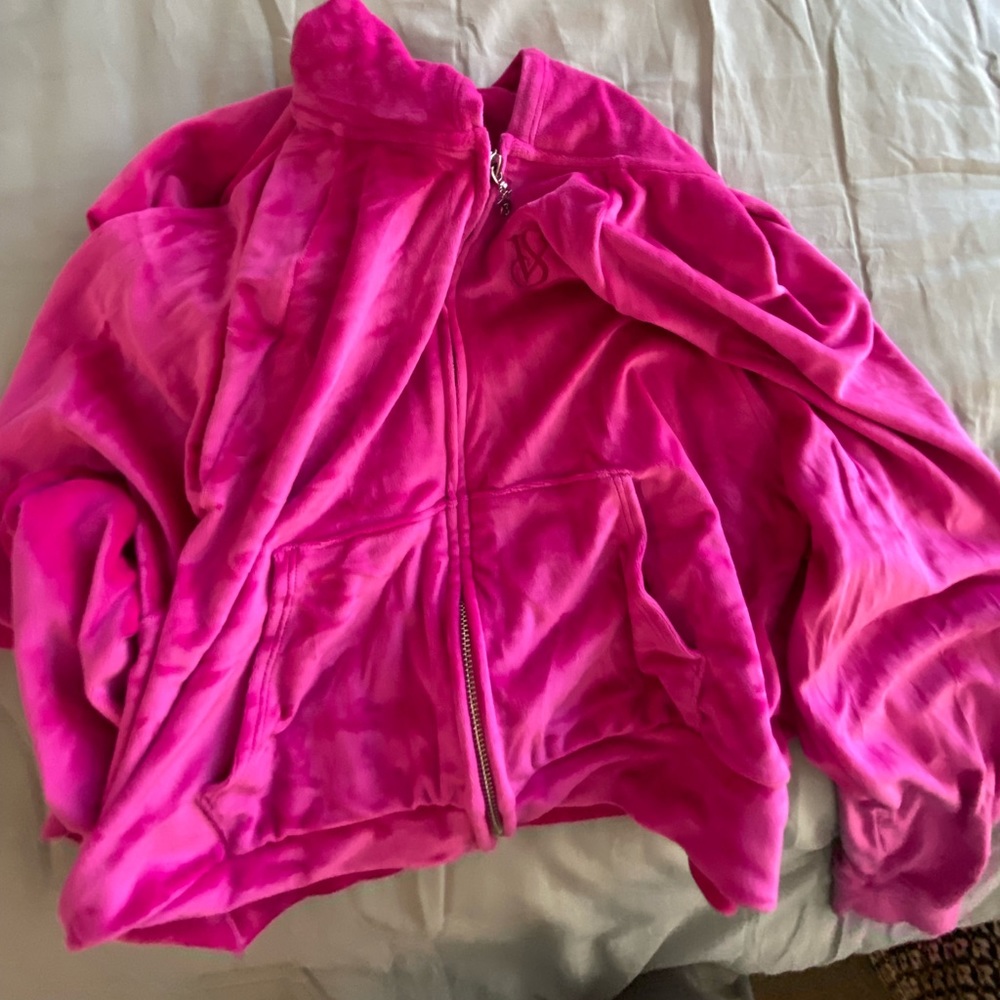 Victoria Secret Hot Pink Velvet Jacket